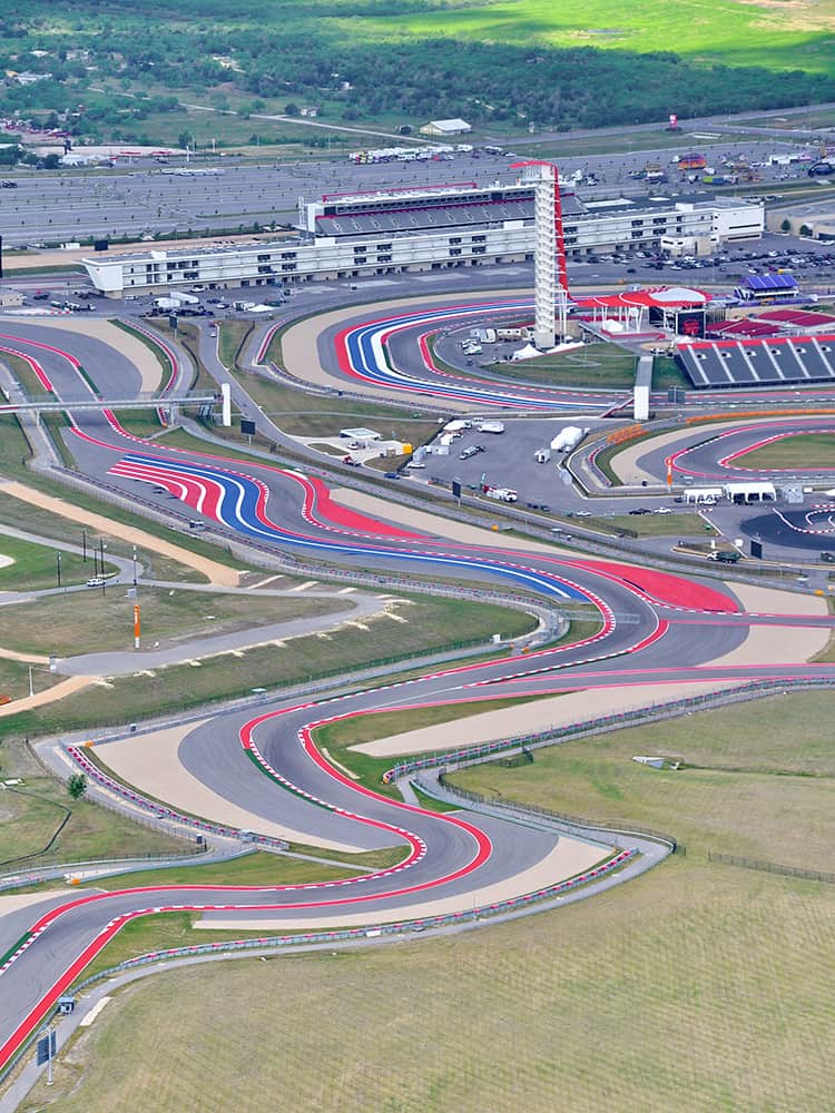 Concrete work at Circuit of the Americas