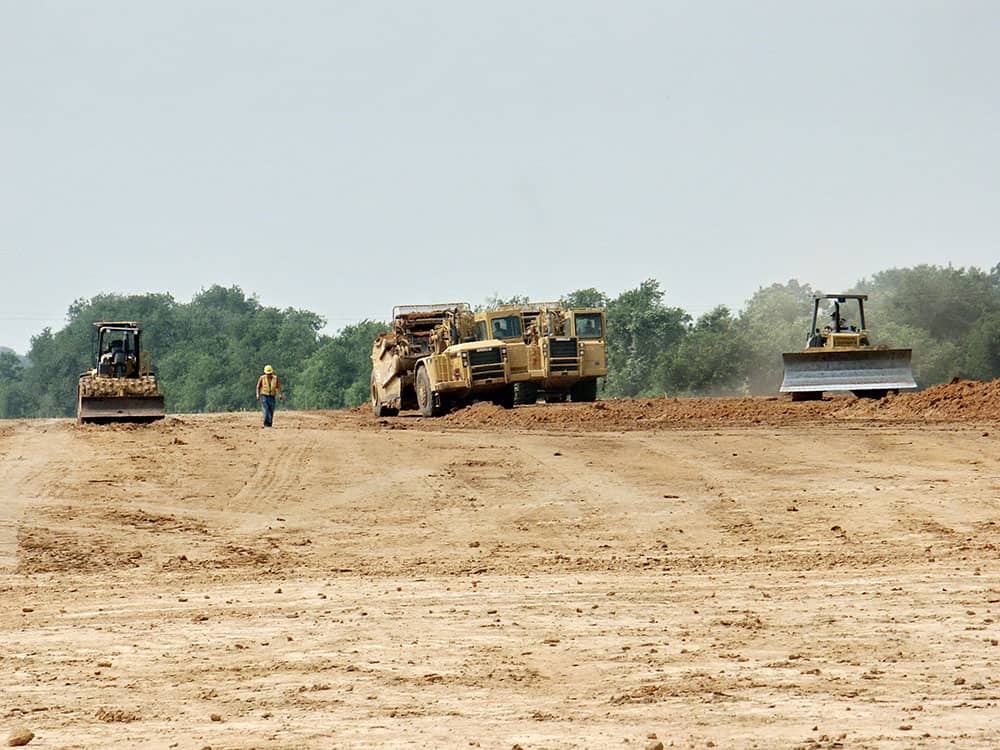 Chasco excavation work Hunters Crossing